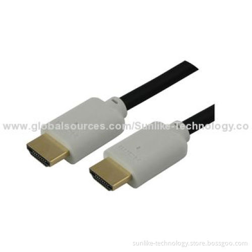 HDMI Cables, Single Molding Type, Golden Plated Connector